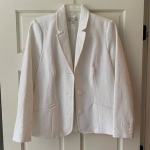 Coldwater Creek white blazer Size 10